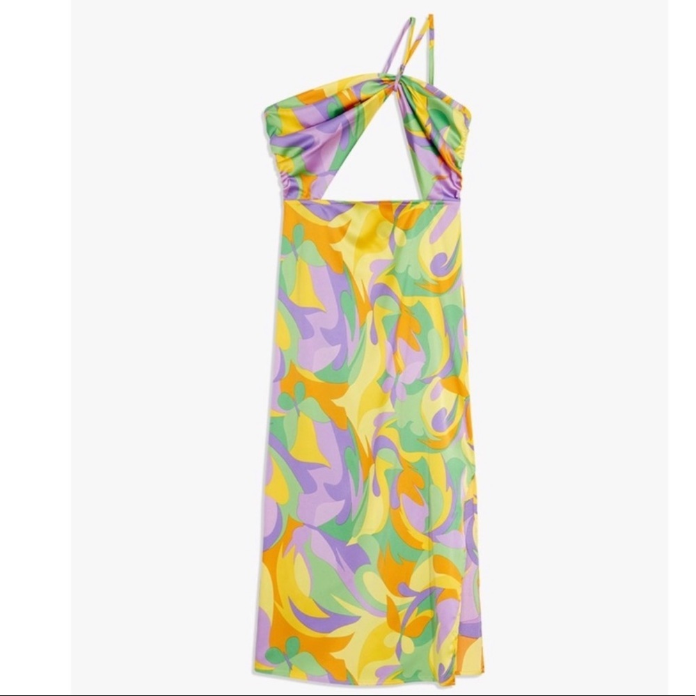 Weworewhat tie halter saved by the belle Dress size L